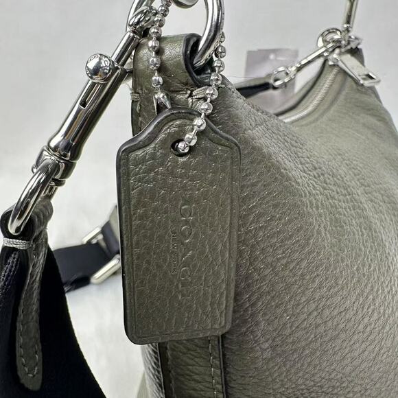 Coach Dempsey Shoulder Crossbody Bag with Patch In Silver/Surplus C2829 NWT - Picture 8 of 12